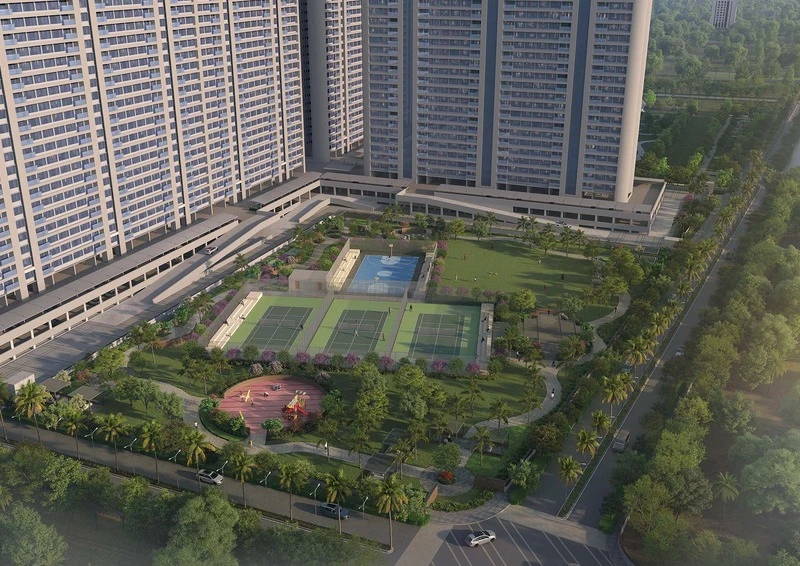 Kumar Magna City Pune Swimming Pool and Clubhouse