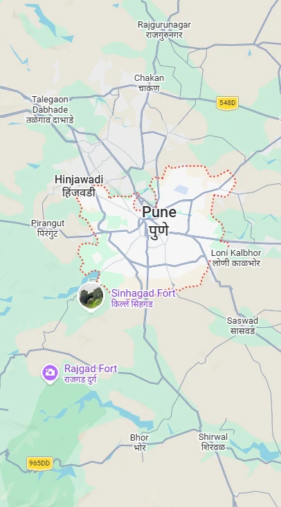Kumar Magna City Pune Strategic Location Map