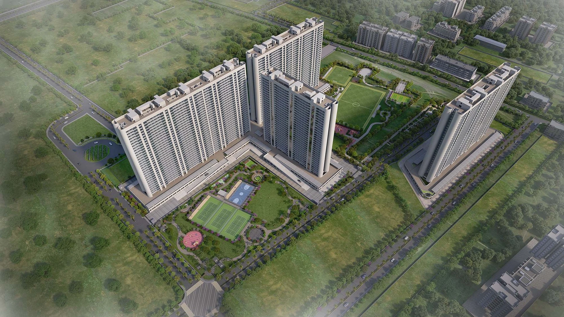 Kumar Magna City Pune Premium Sundeck Amenities